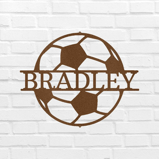 Soccer Personalized Gifts - Custom Metal Sign