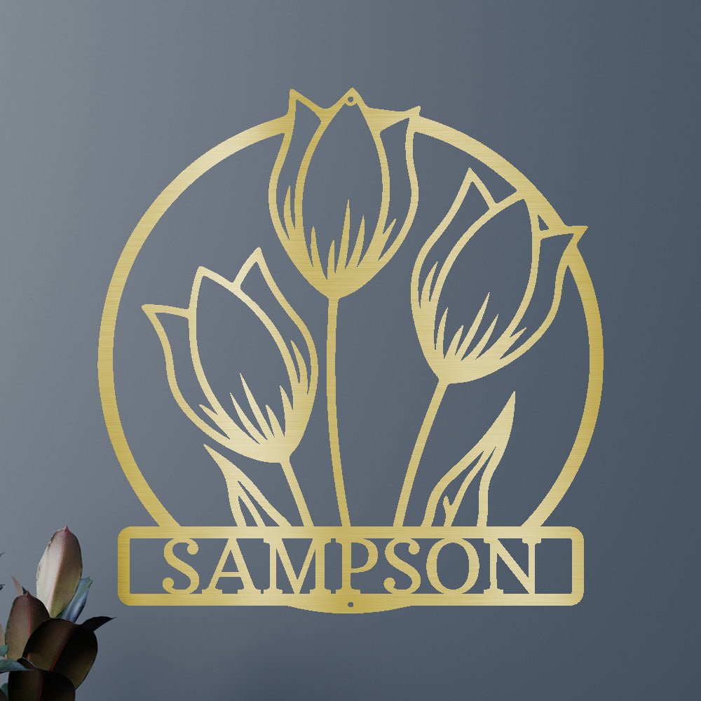 Wild Tulip Personalized Gifts - Custom Metal Sign