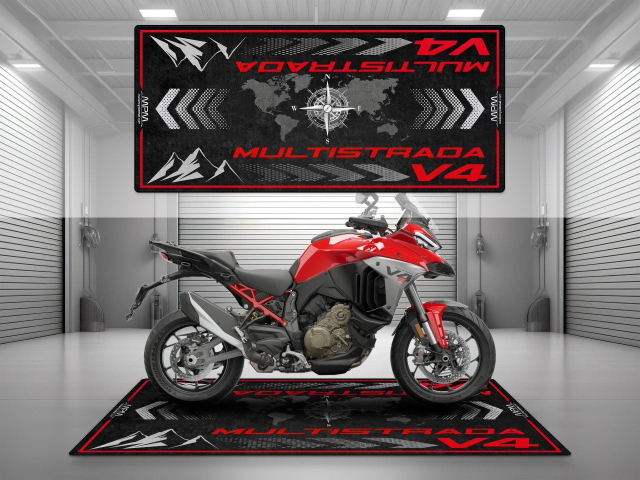 MPM Motorcycle Mat for Ducati Multistrada V4 - MM4109