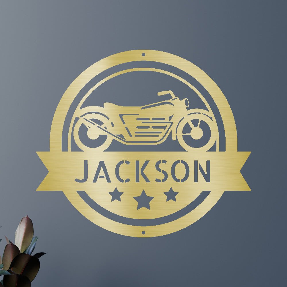 Motorcycle Personalized Gifts - Custom Metal Sign