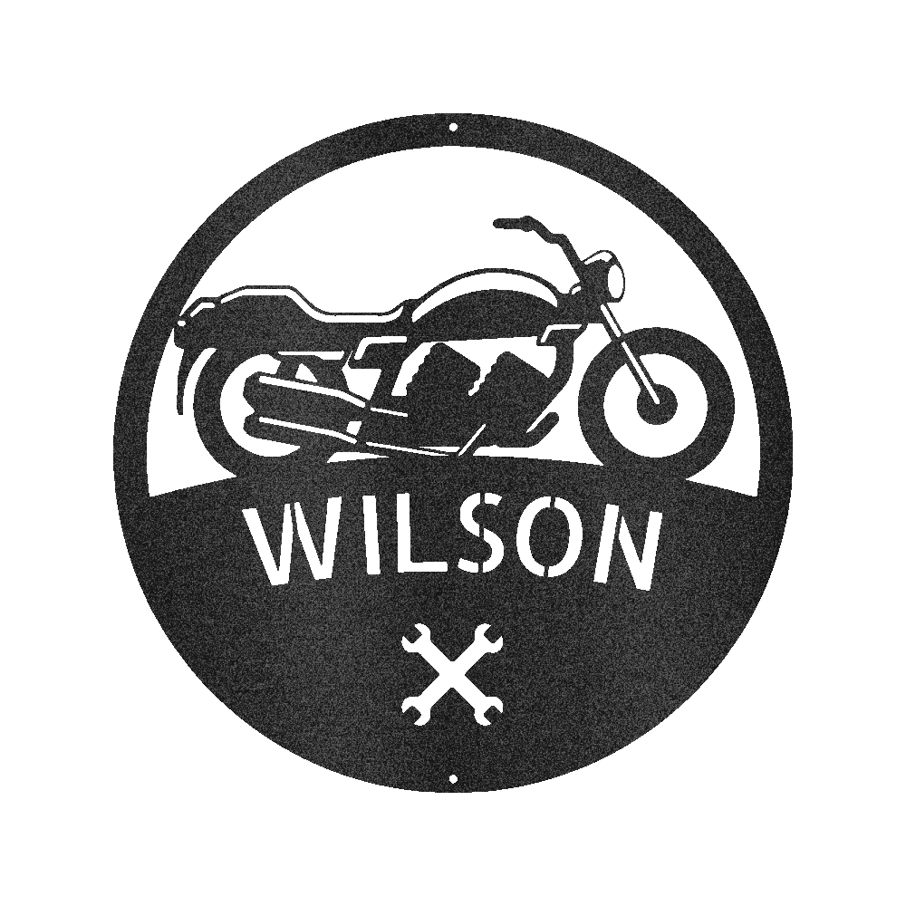 Motorcycle Personalized Gifts - Custom Steel Sign