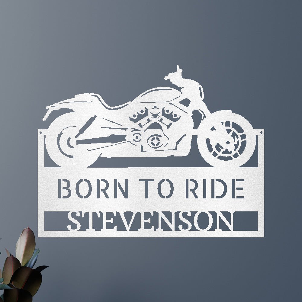 Motorcycle Decor - Custom Metal Sign