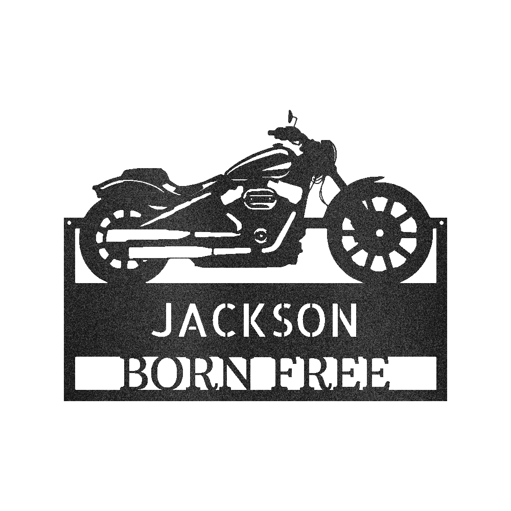 Motorcycle Personalized Gifts - Custom Metal Sign
