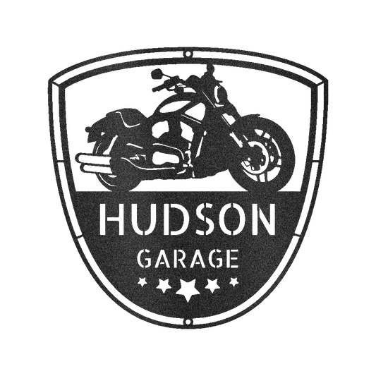 Motorcycle Name Personalized Gifts - Custom Metal Sign