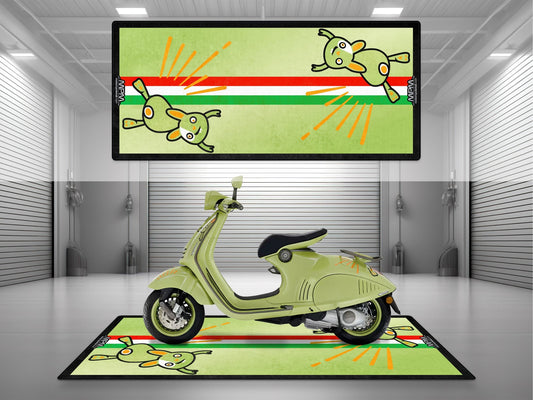 MPM Motorcycle Mat for Vespa Bunny Design - U1102