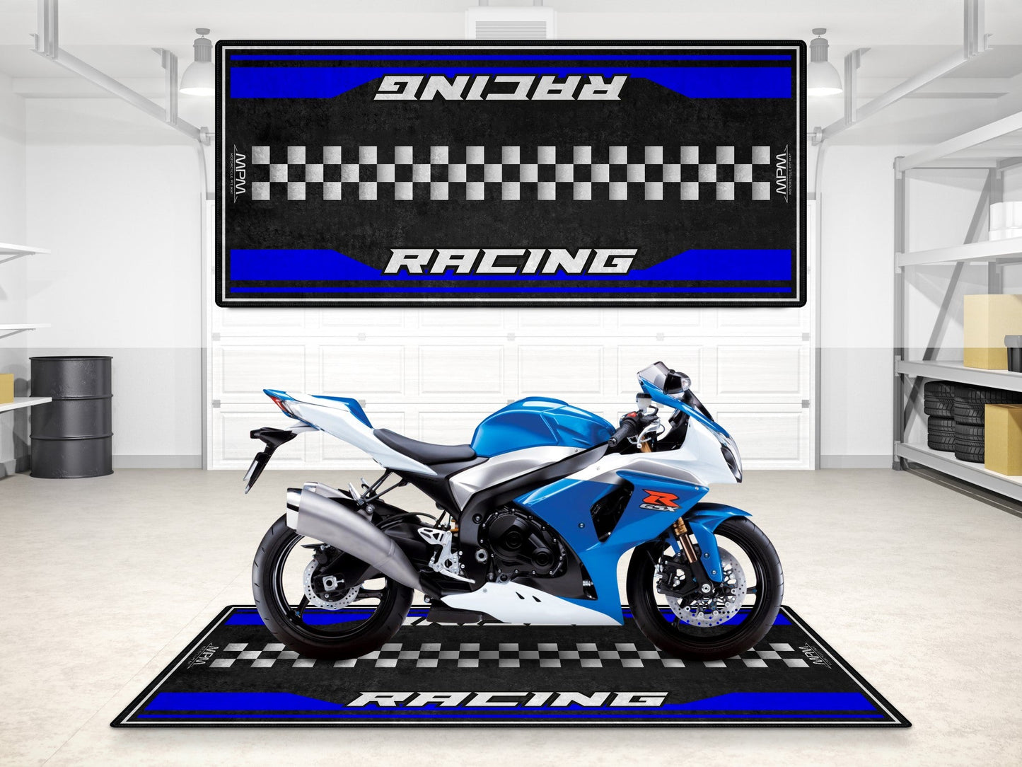MPM Motorcycle Mat for Suzuki Motorsport - MM7126
