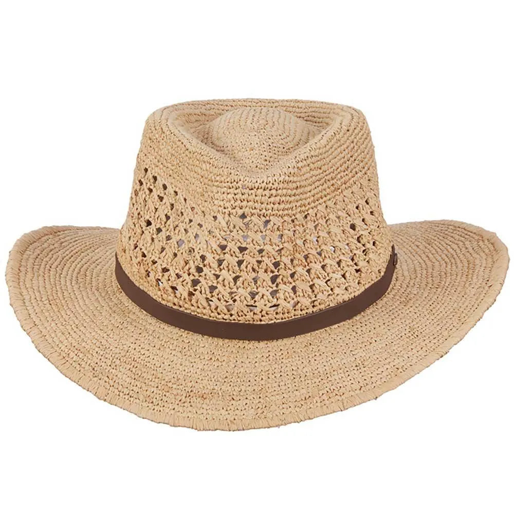 Scala Puerto- Straw Fedora Hat