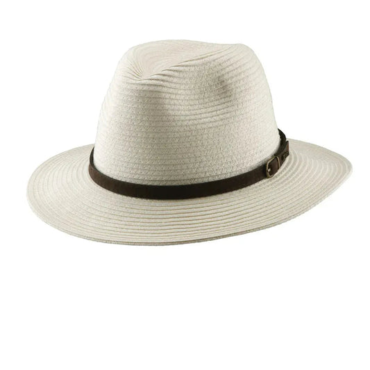 Scala Amazon Safari - UPF 50+ Straw Outback Fedora Hat