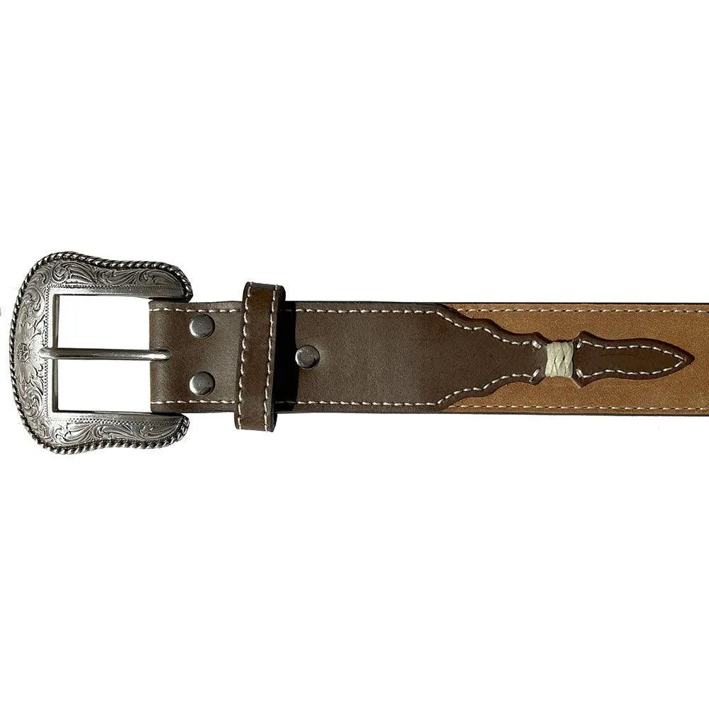 Nocona Southwest Pattern - Mens Leather Belt
