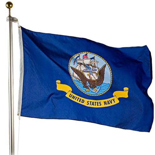 Navy Outdoor Flag – Military Quality, Made in USA (Nylon or Polyester)