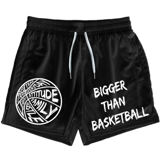 Bigger Than Basketball - Shorts - Black