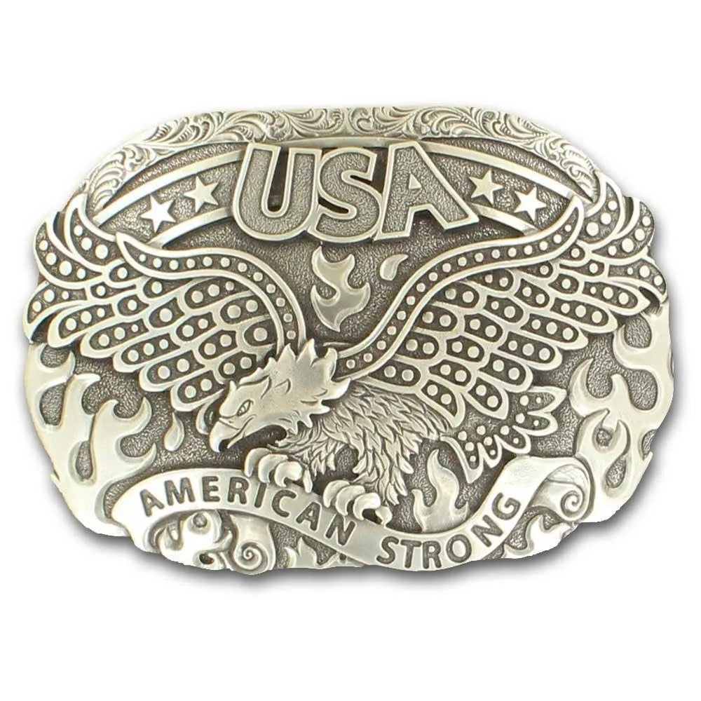 Nocona American Strong USA Eagle - Belt Buckle