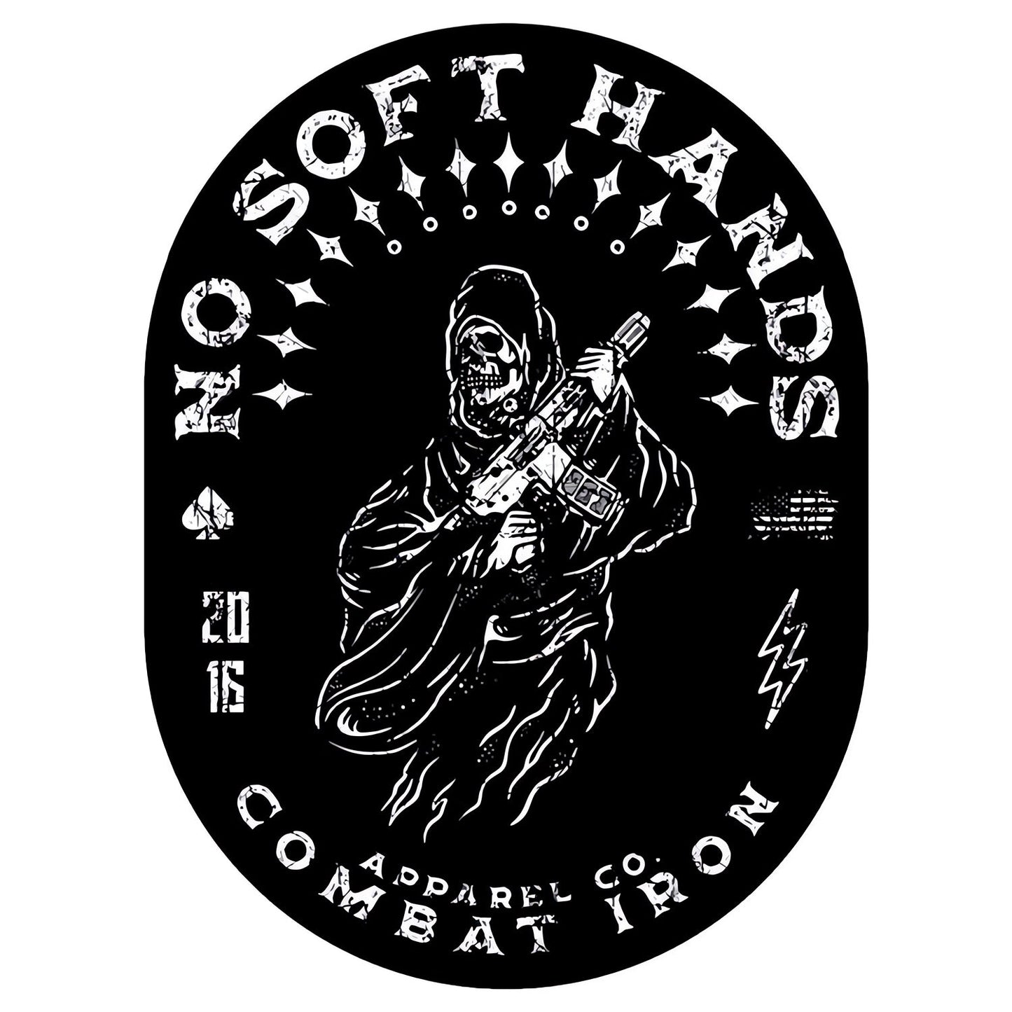 No Soft Hands Reaper Decal