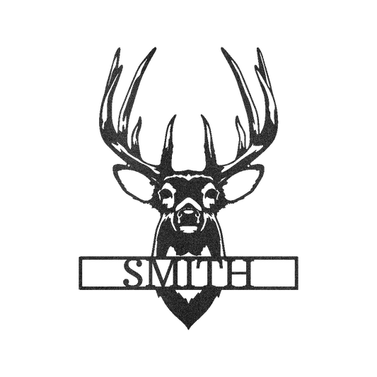 Buck Mount Deer Personalized Gifts - Custom Metal Sign