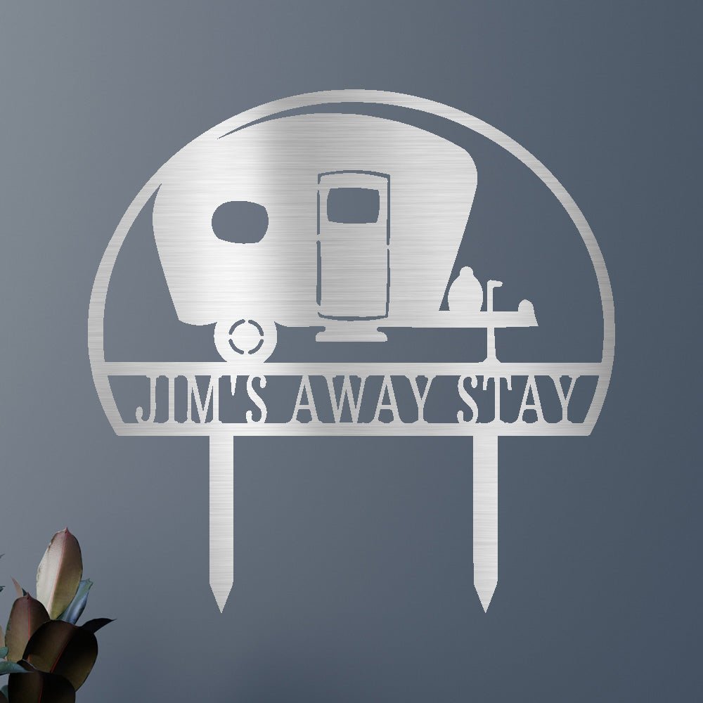 Camper Yard Personalized Gifts - Custom Metal Sign