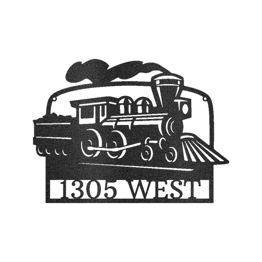 Coal Train Personalized Gifts - Custom Metal Sign
