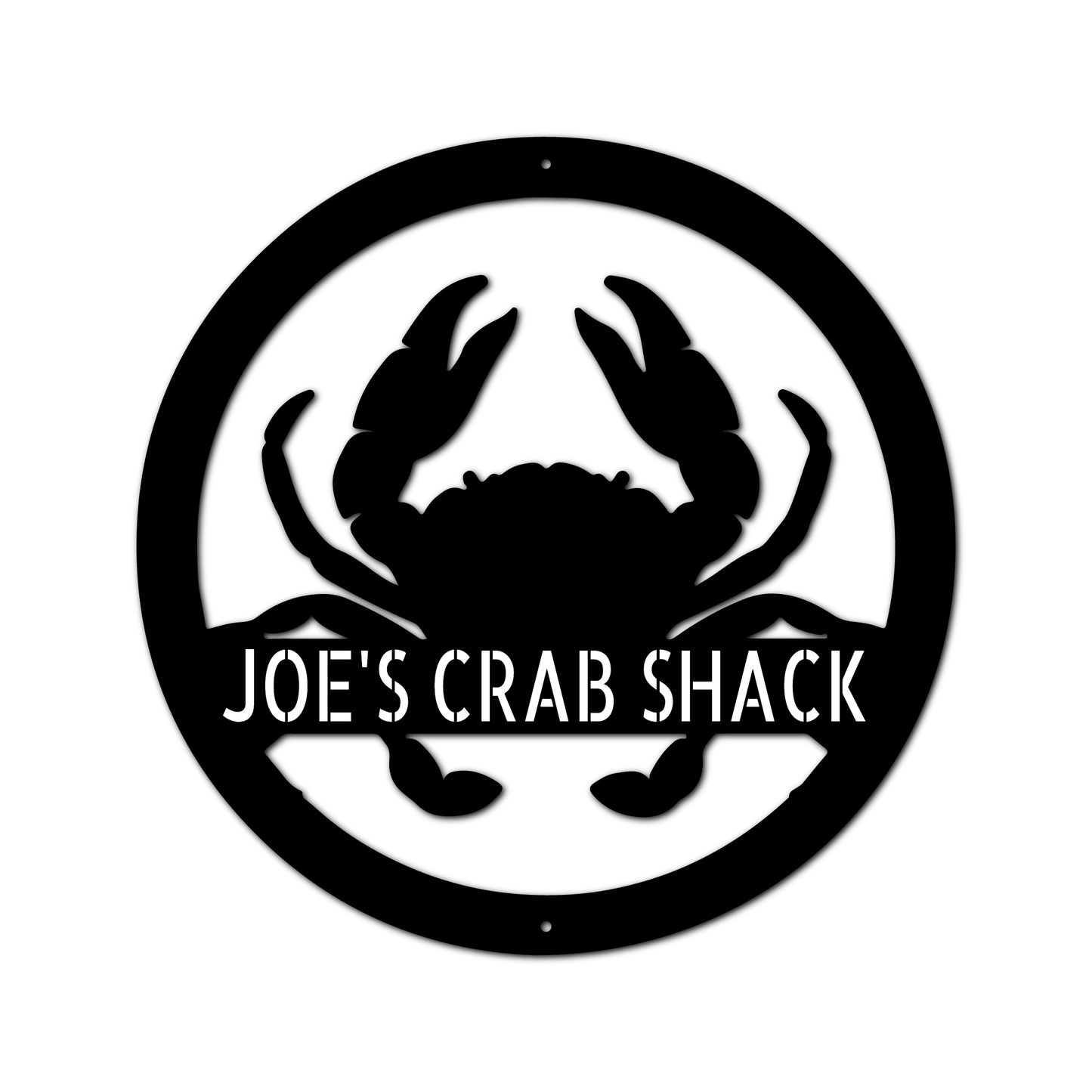 Crab Personalized Gifts - Custom Metal Sign