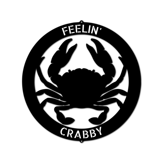 Crab Ring Personalized Gifts - Custom Metal Sign