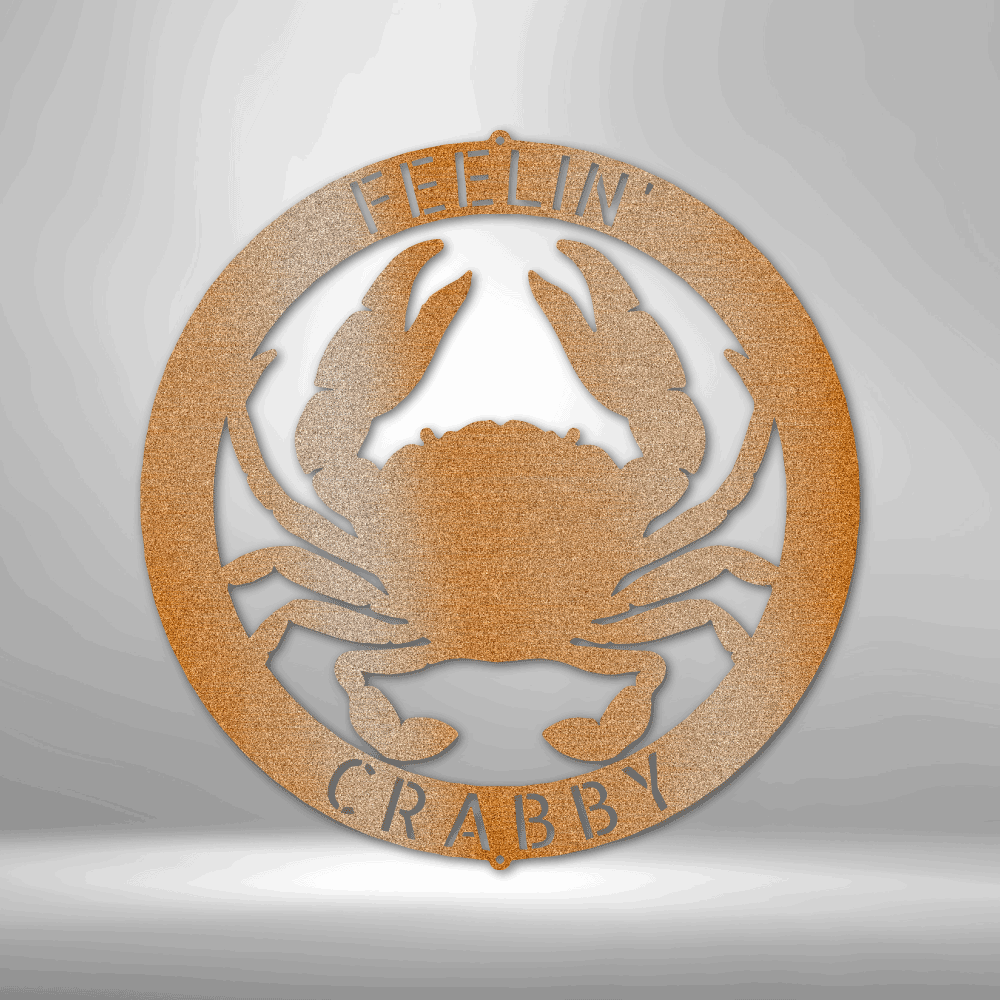 Crab Ring Personalized Gifts - Custom Metal Sign