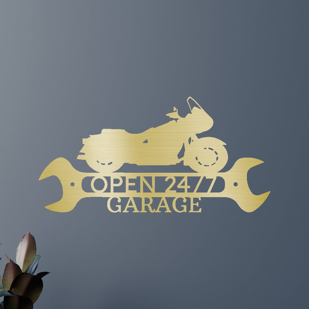 Cruiser Garage Shop Personalized Gifts - Custom Metal Sign