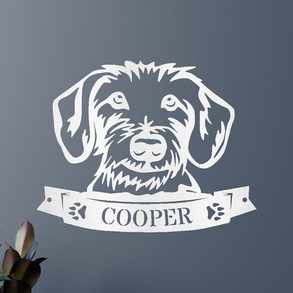Dachshund Face Personalized Gifts - Custom Metal Sign