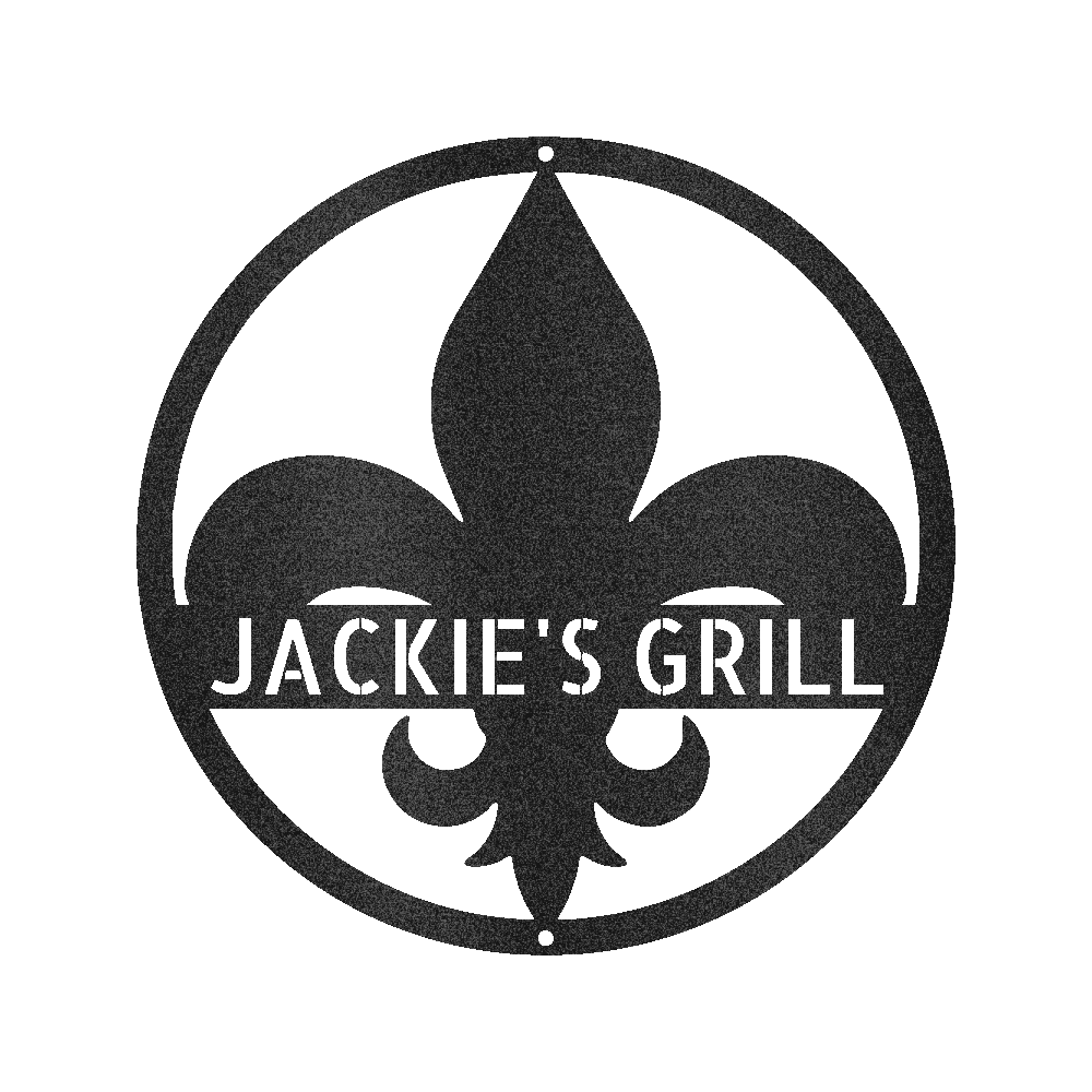 Fleur De Lis Personalized Gifts - Custom Metal Sign