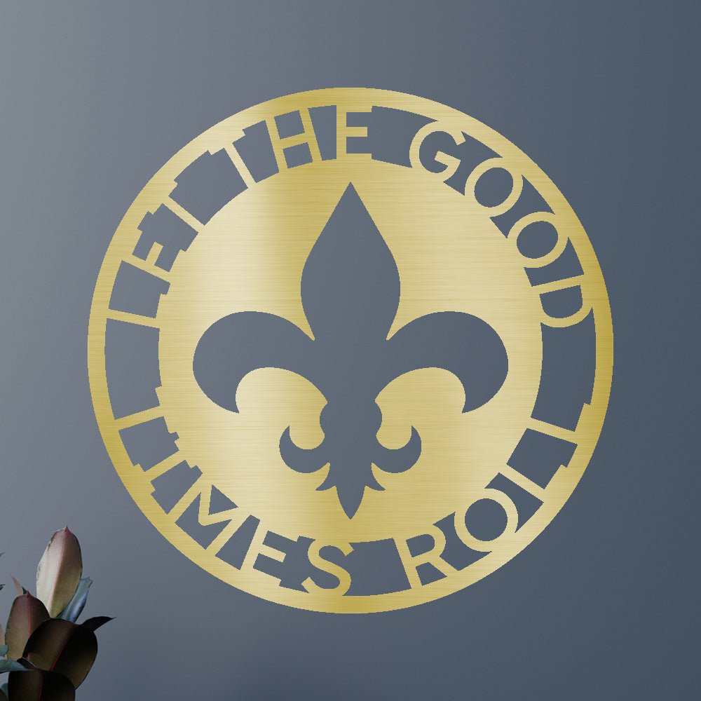 Fleur De Lis Ring Personalized Gifts - Custom Metal Sign