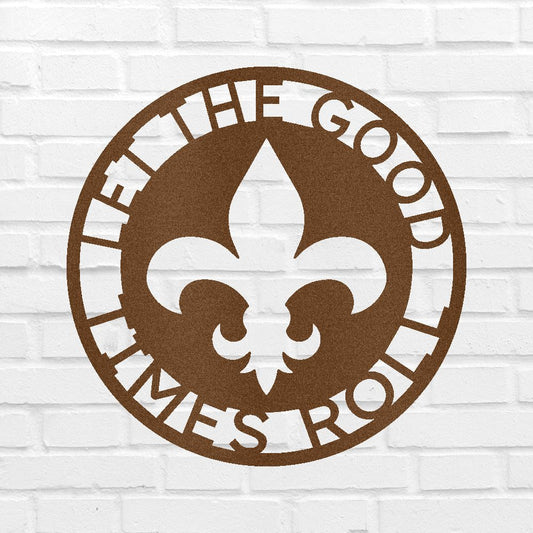 Fleur De Lis Ring Personalized Gifts - Custom Metal Sign