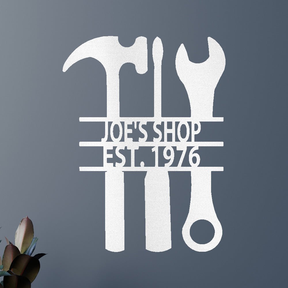 Garage Sign - Custom Metal Sign, Mechanic Gift, Christmas Gift