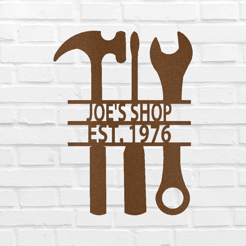 Garage Sign - Custom Metal Sign, Mechanic Gift, Christmas Gift