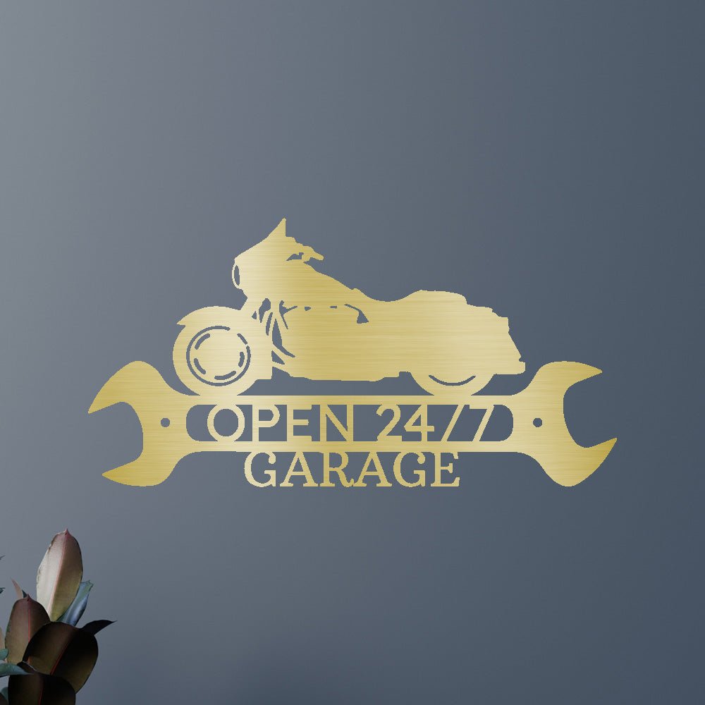 Garage Sign - Custom Metal Sign, Christmas Gift