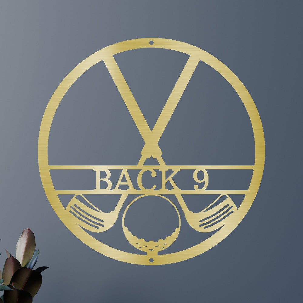 Golf Club Personalized Gifts - Custom Metal Sign