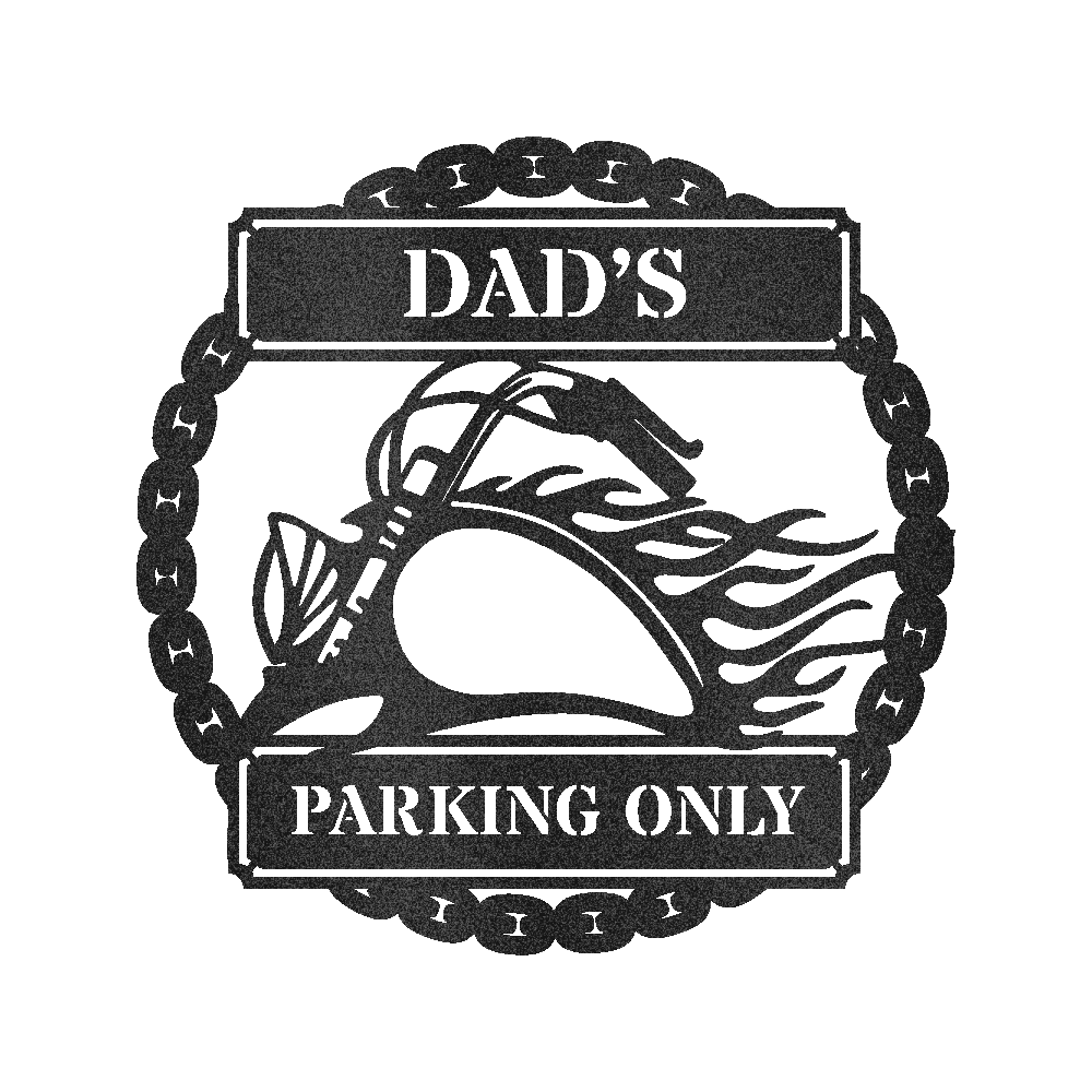 Hog Parking Plaque Personalized Gifts - Custom Metal Sign