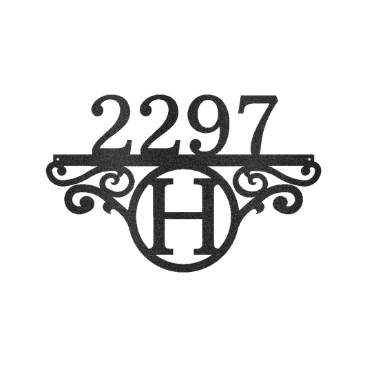 Initial Address Personalized Gifts - Custom Metal Sign