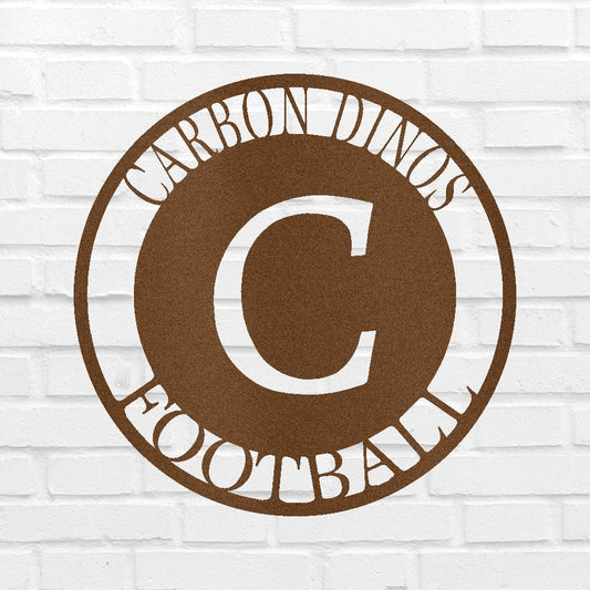 Initial Family Name Personalized Gifts - Custom Metal Sign