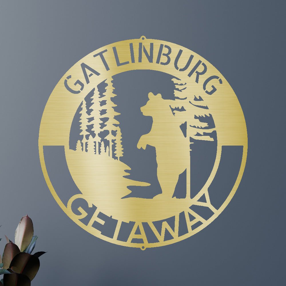 Lone Bear Personalized Gifts - Custom Metal Sign