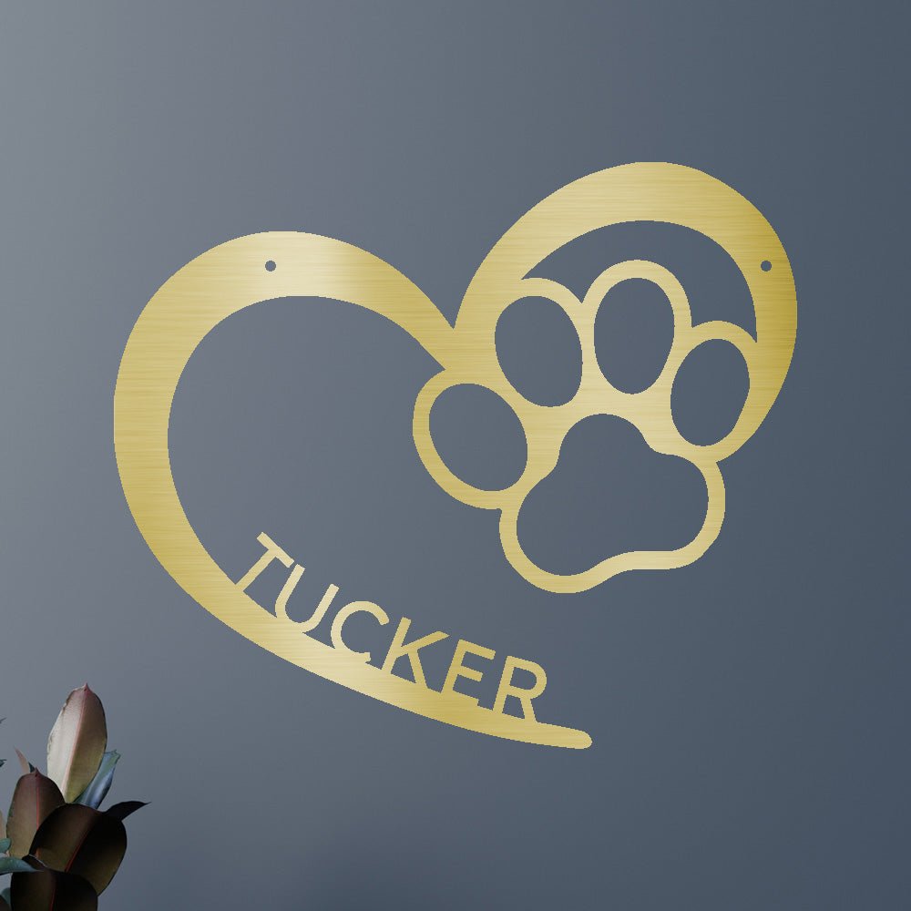 Puppy Lovers Sign - Custom Metal Sign, Gift for Dog Lovers