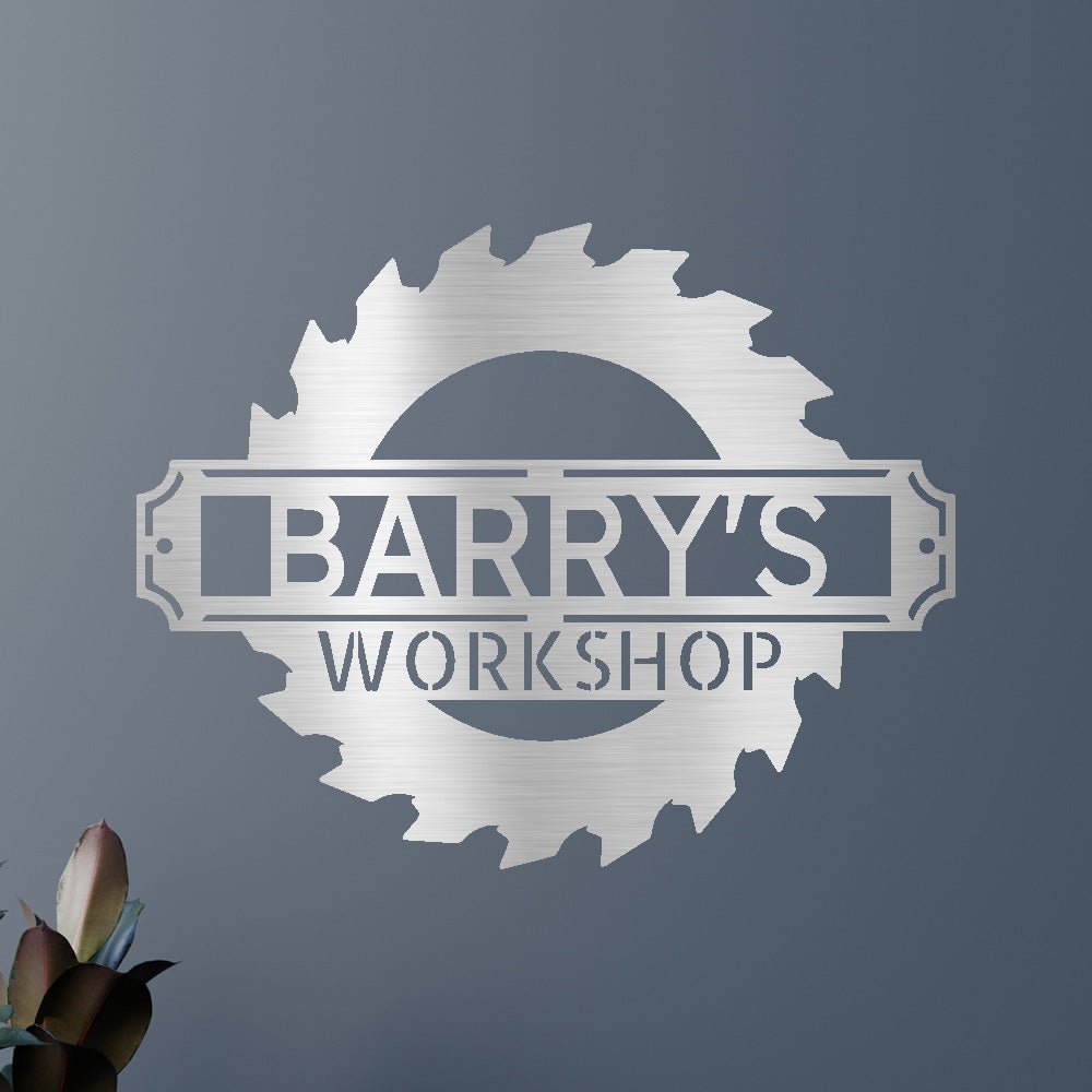 Sawmill Workshop Sign - Custom Metal Sign, Outdoor Home Decor