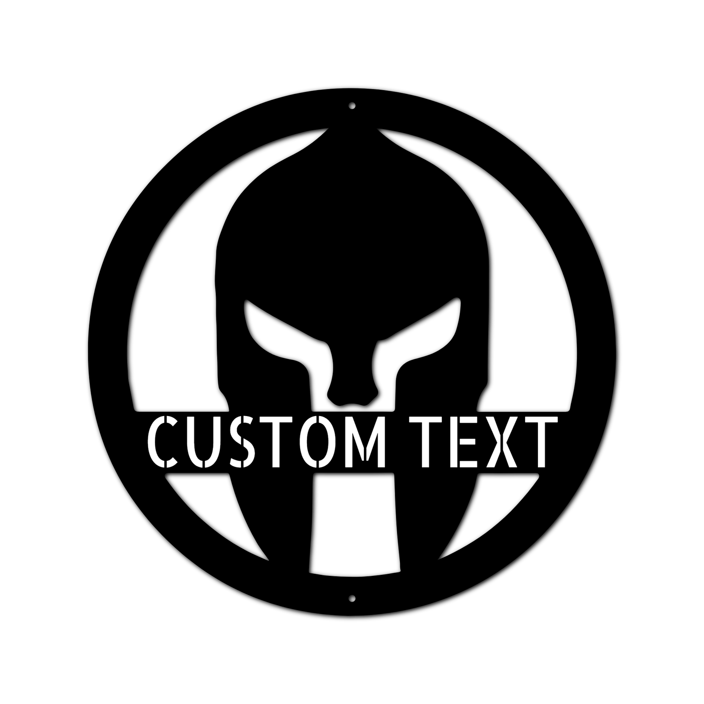 Spartan Helmet Personalized Gifts - Custom Metal Sign