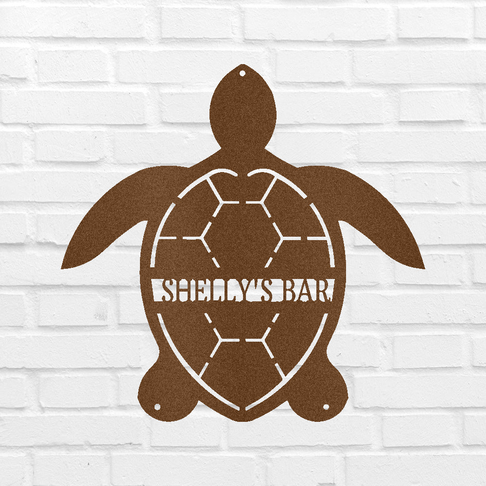 Turtle Personalized Gifts - Custom Metal Sign