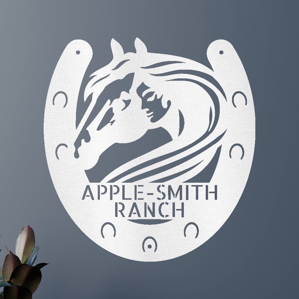 Wedding Gift Personalized Gifts - Custom Metal Sign, Horse Owner, Housewarming Gifts