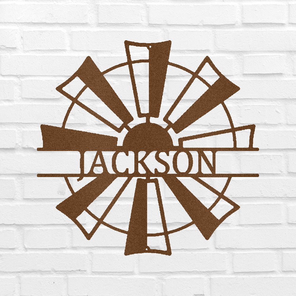 Windmill Personalized Gifts - Custom Metal Sign