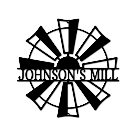 Windmill Personalized Gifts - Custom Metal Sign