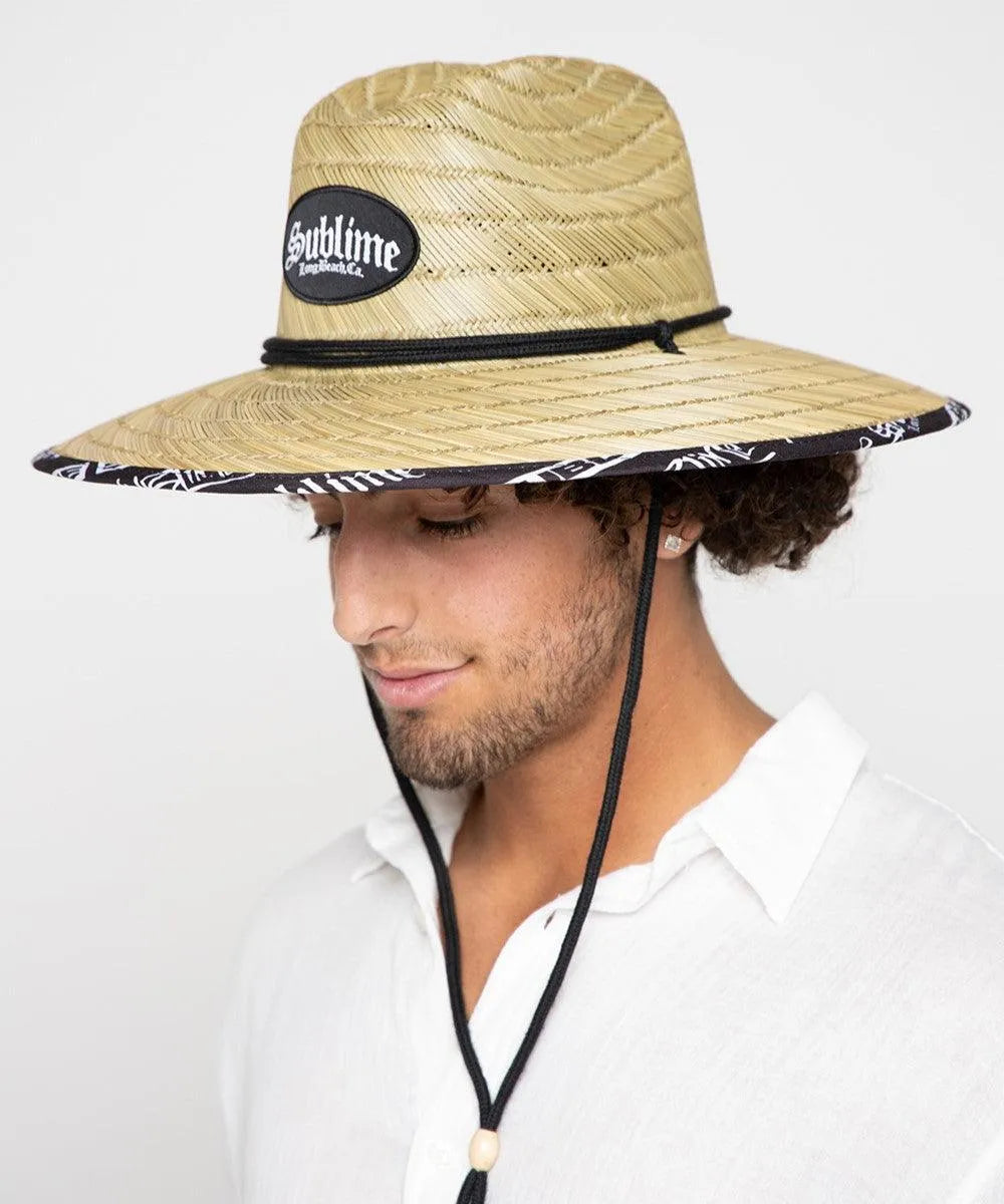 Peter Grimm Sublime Pool Shark Lifeguard - Rye Straw Lifeguard Hat