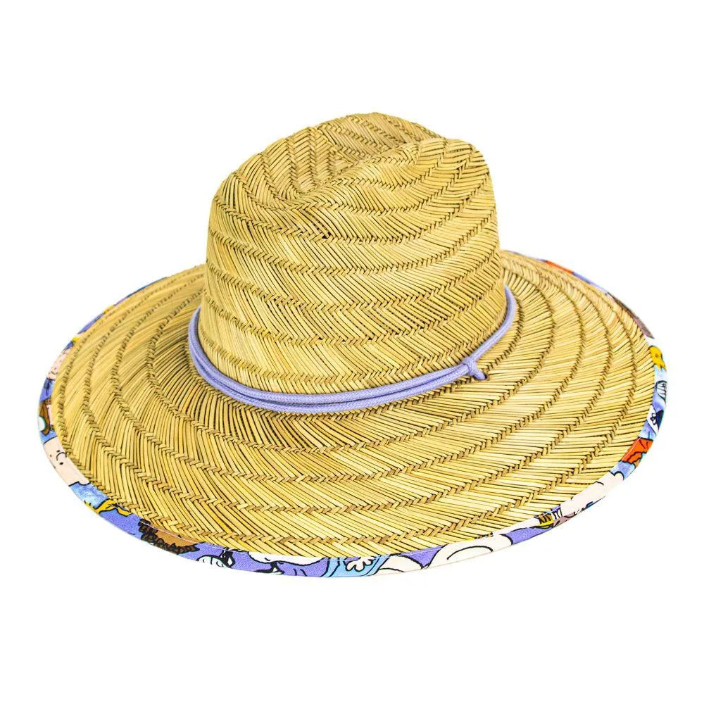 Peter Grimm Peanuts Characters - Rye Straw Lifeguard Hat