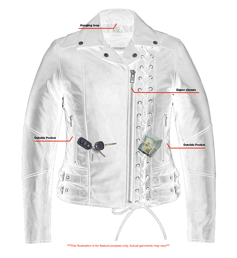 Black Pearl Women's Fashion Leather Jacket