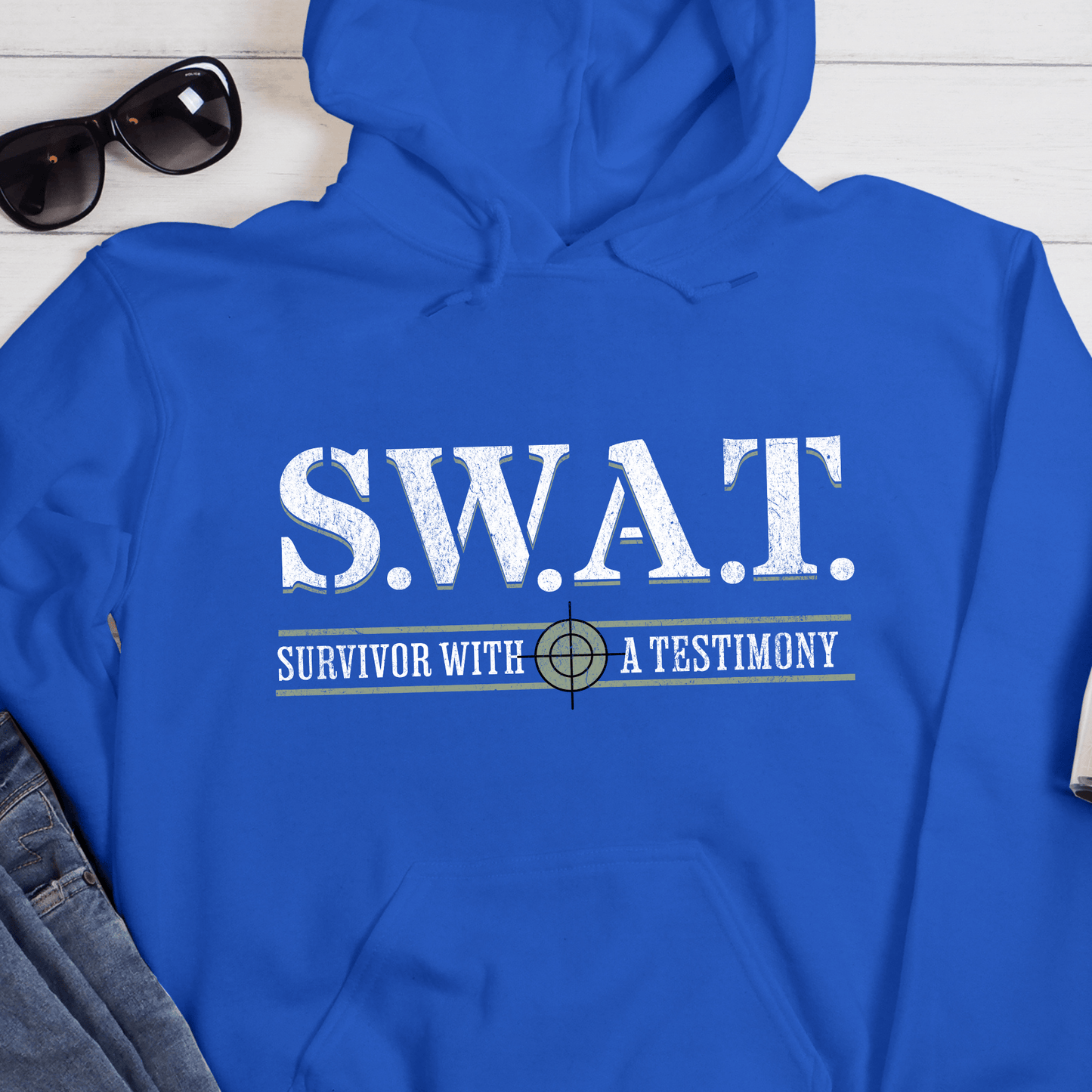 Recovery Hoodie | Inspiring Sobriety |  S.W.A.T. - Survivor With a Testimony