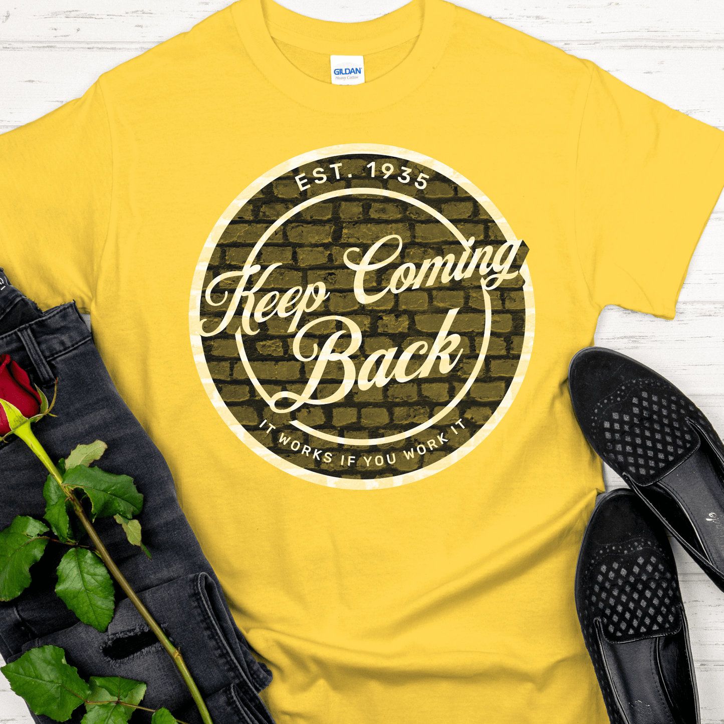 Recovery T-Shirt | Inspiring Sobriety |  Keep Coming Back