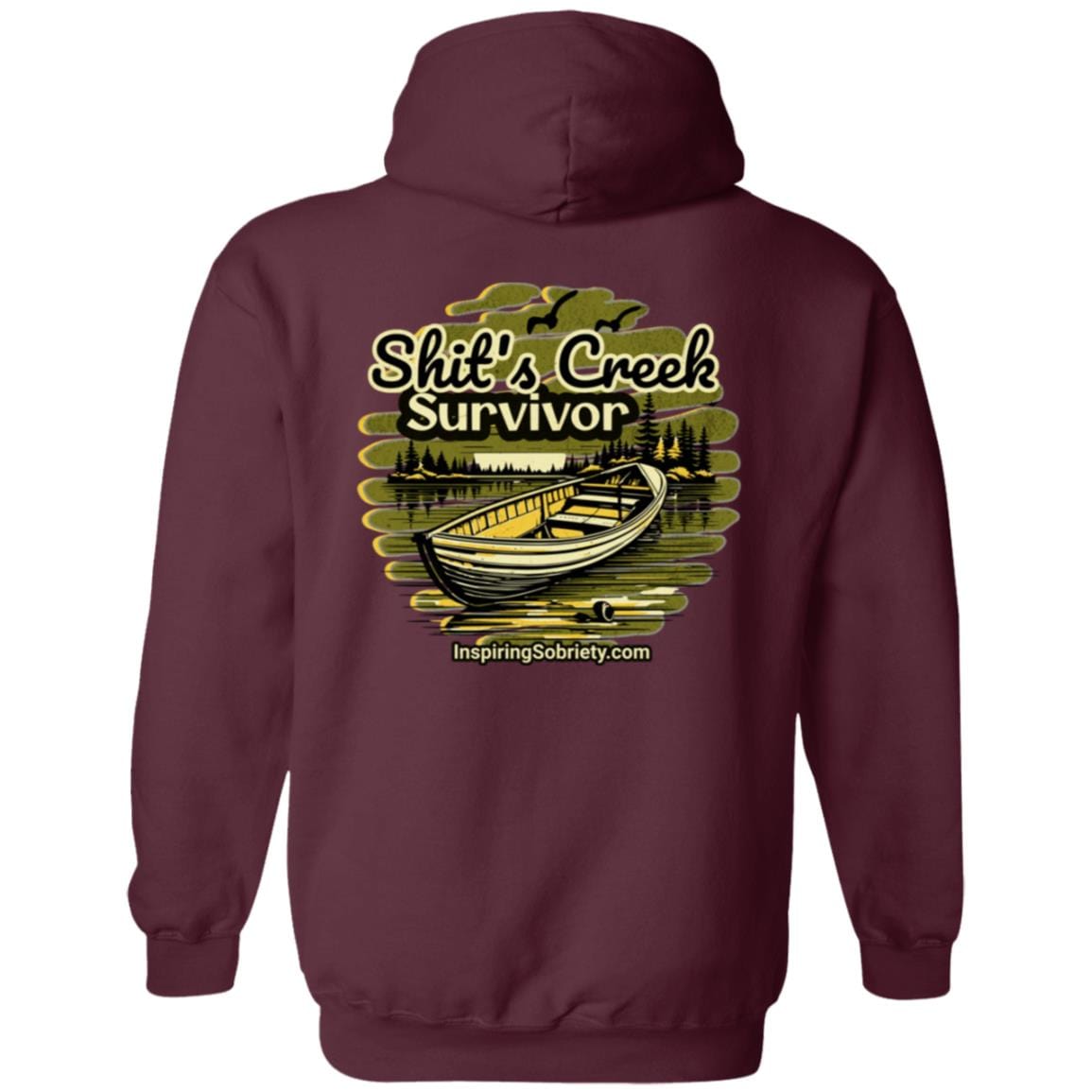 Recovery Zip Hoodie | Inspiring Sobriety |  Sh!t's Creek Survivor