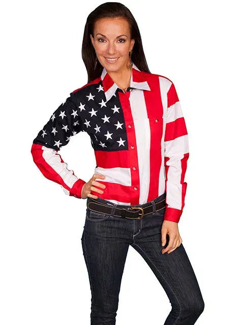 Scully Patriot - Women's Long Sleeve Shirt